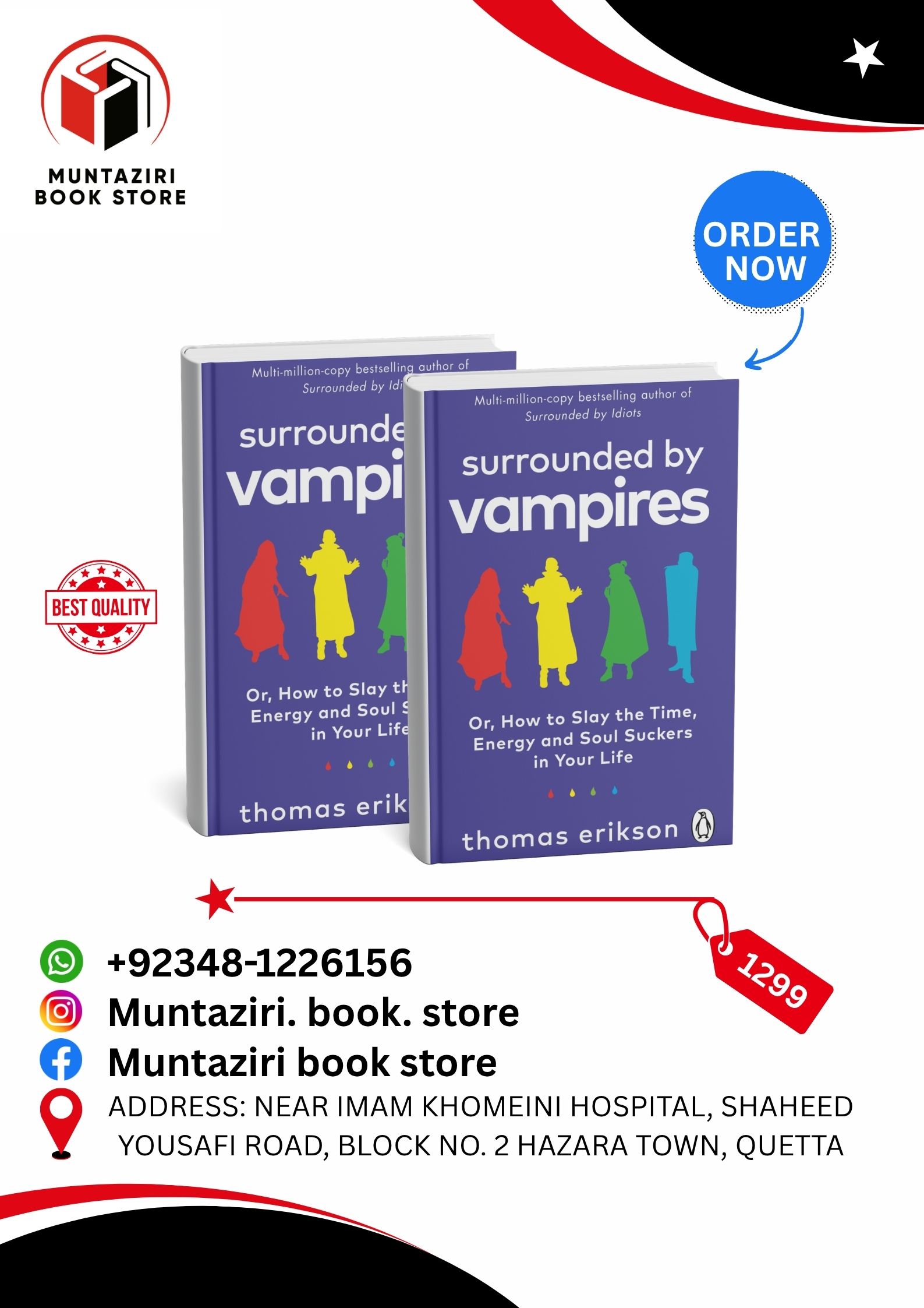 surrounded by vampires